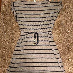 stripped summer dress large